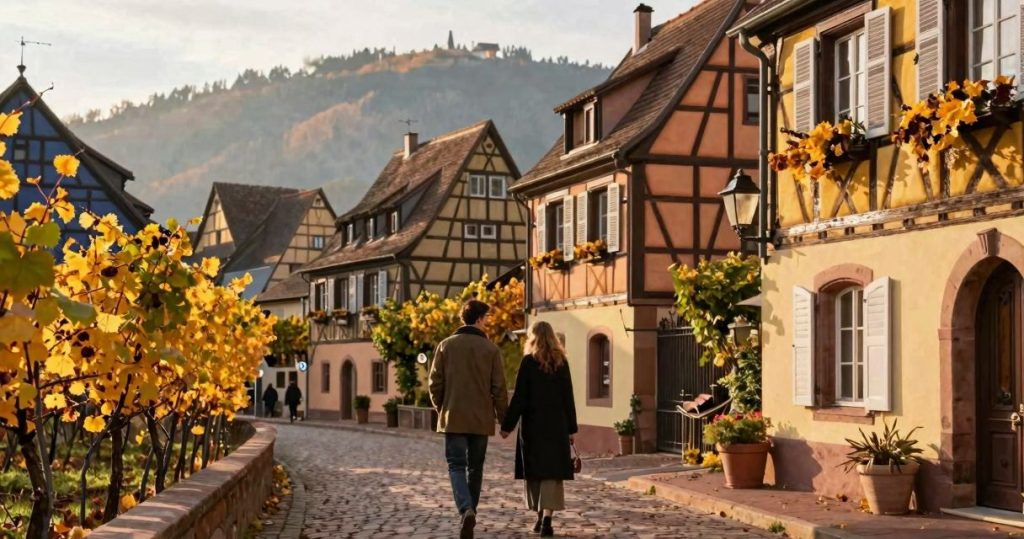 Escapade romantique en Alsace à la Toussaint : itinéraire de 4 jours